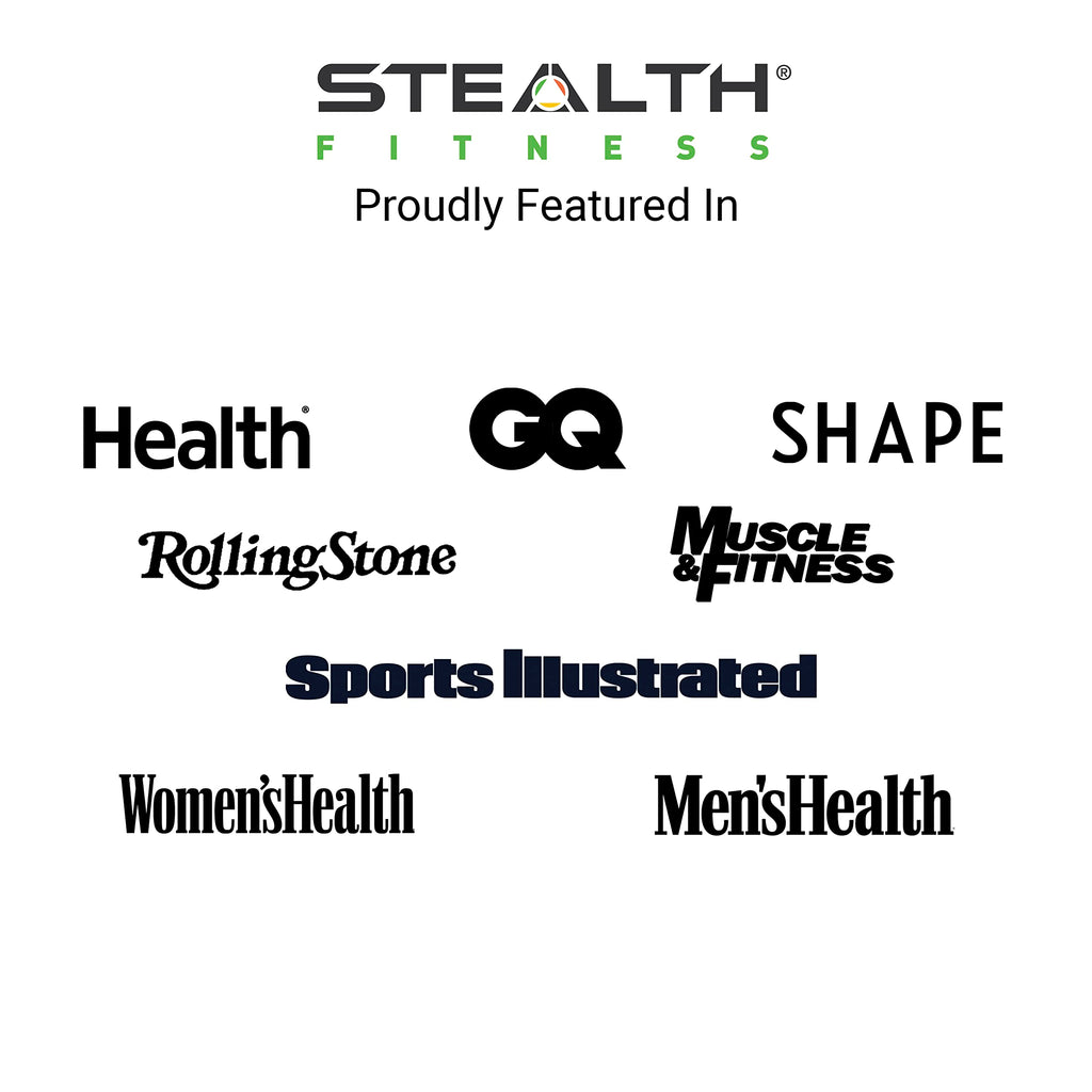 Stealth Abs + Plank Core Trainer - Get Strong Sexy Abs and Lean Core Playing Games On Your Phone, Free iOS/Android App, 4 Free Mobile Games Included, Dynamic Training, Only 3 Minutes a Day (Yellow)