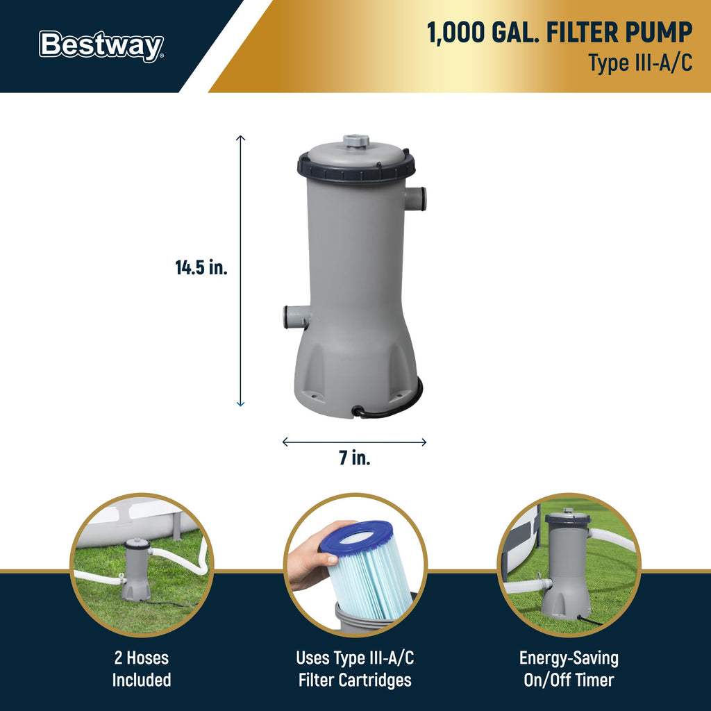 Bestway Steel Pro 9' x 26" Above Ground Pool Round