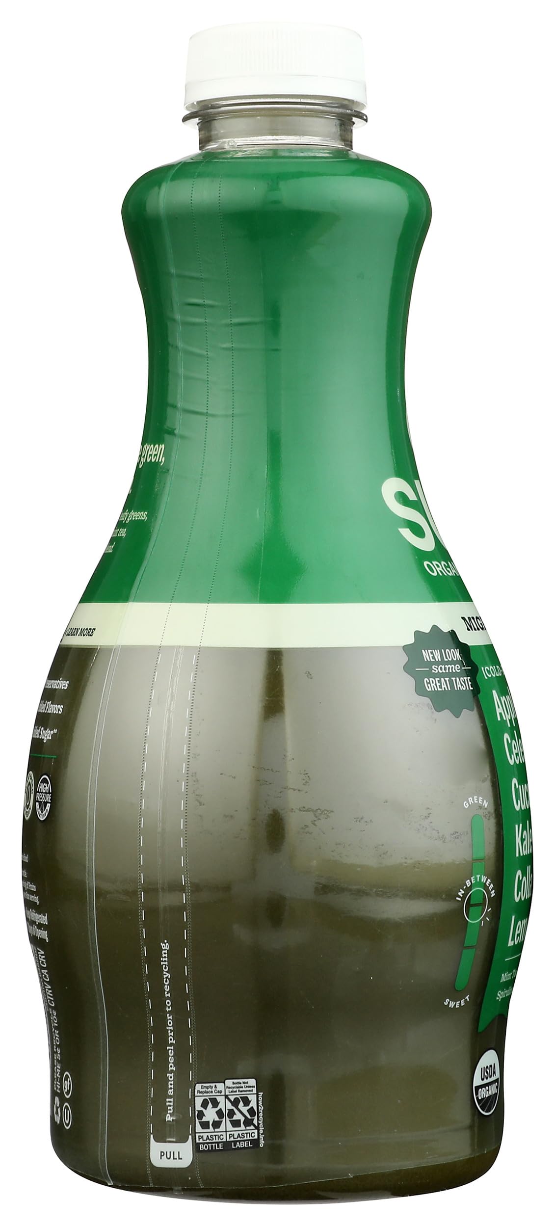 Suja Organic Mighty Dozen Cold Pressed Juice Drink, With Apple, Celery, Cucumber, Kale and Collard Greens, 46 fl oz Bottle