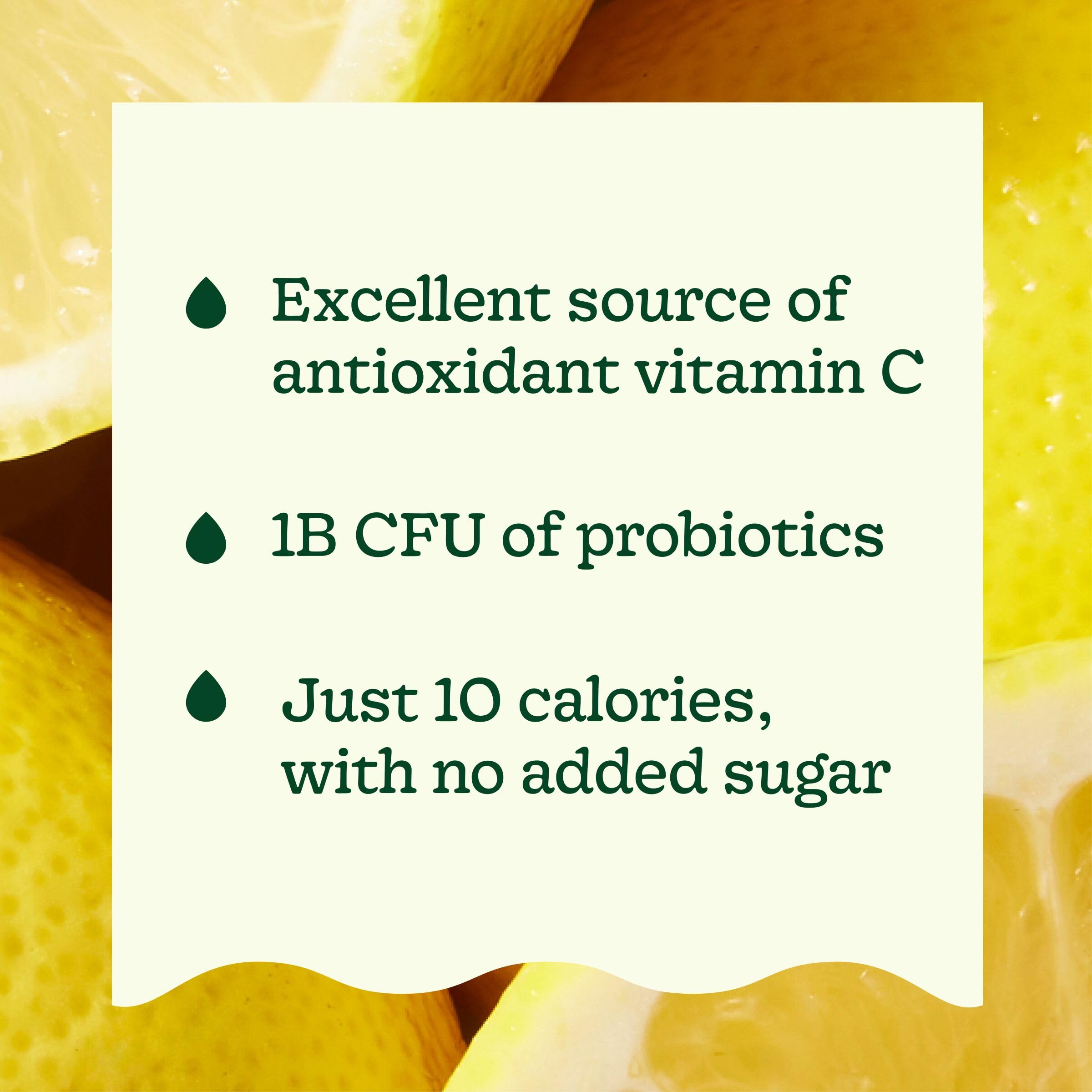 Suja Organic Cold-Pressed Lemon Love, Lemon Juice with No Additives, Excellent Source of Vitamin C for Immunity Support, Vegan, Plant-Based & USDA Certified (12 Fl Oz)