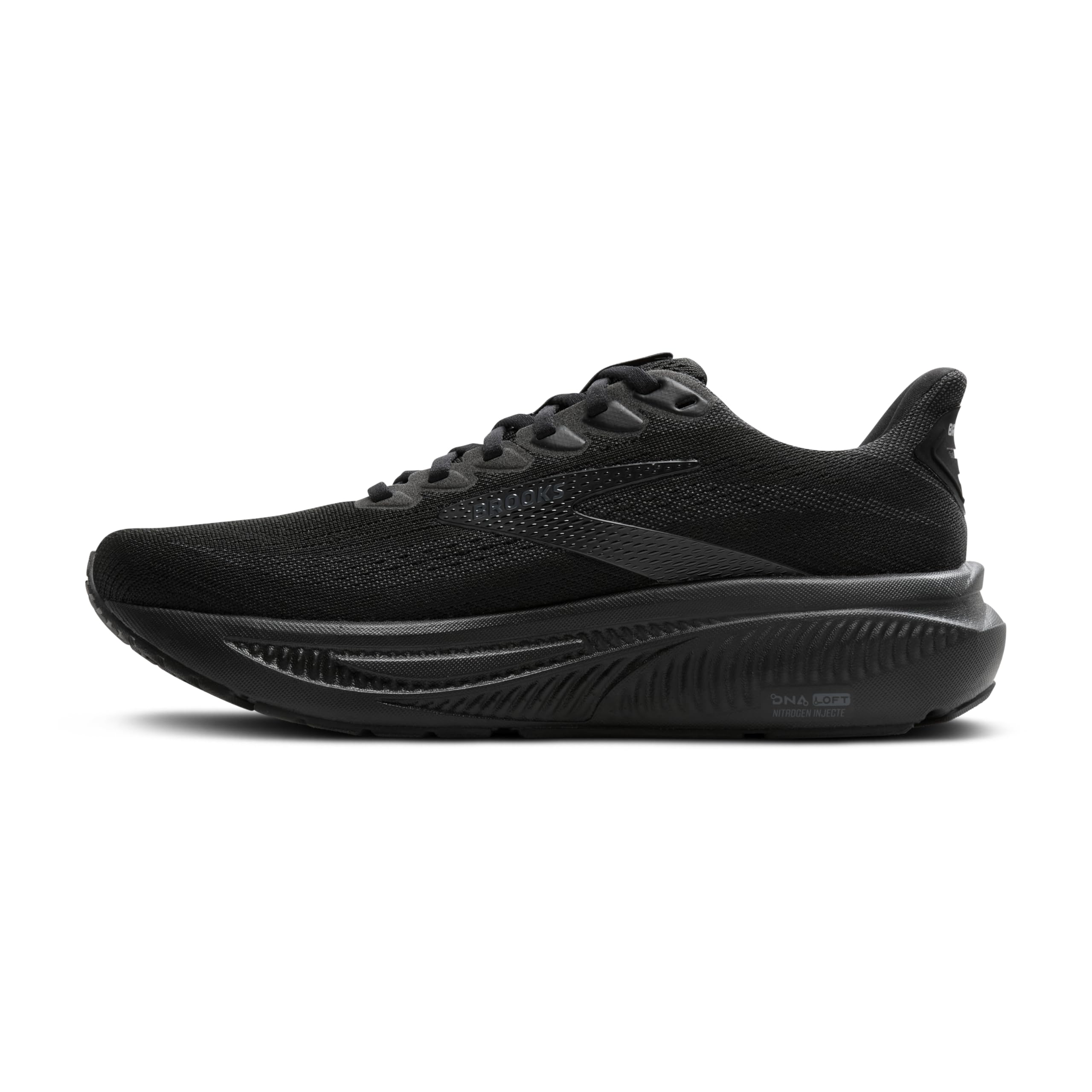 Brooks Men’s Ghost 17 Neutral Running Shoe - Black/Black/Ebony - 11 X-Wide