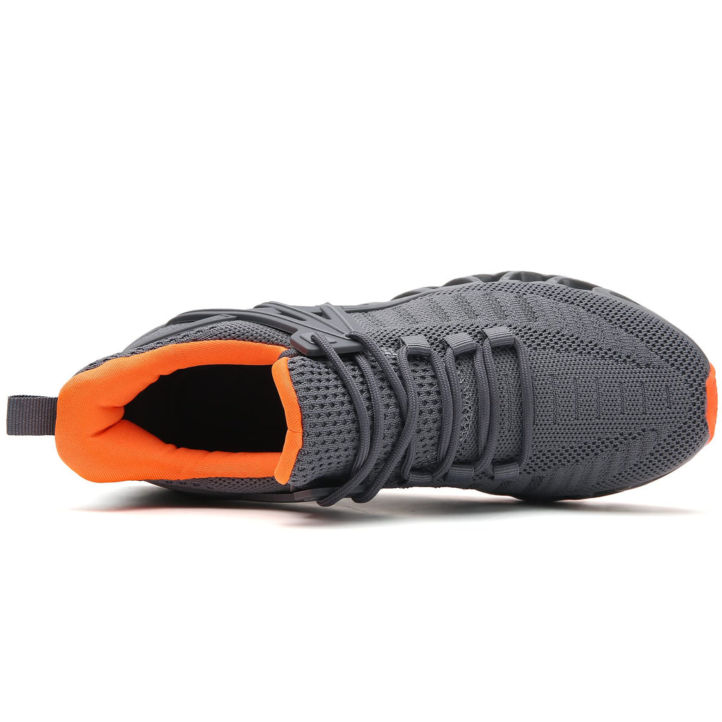 TSIODFO Sneakers for Men Sport Running Shoes Athletic Tennis Walking Shoes Jogging Fashion Sneaker Mesh Breathable Dark Grey Size 11