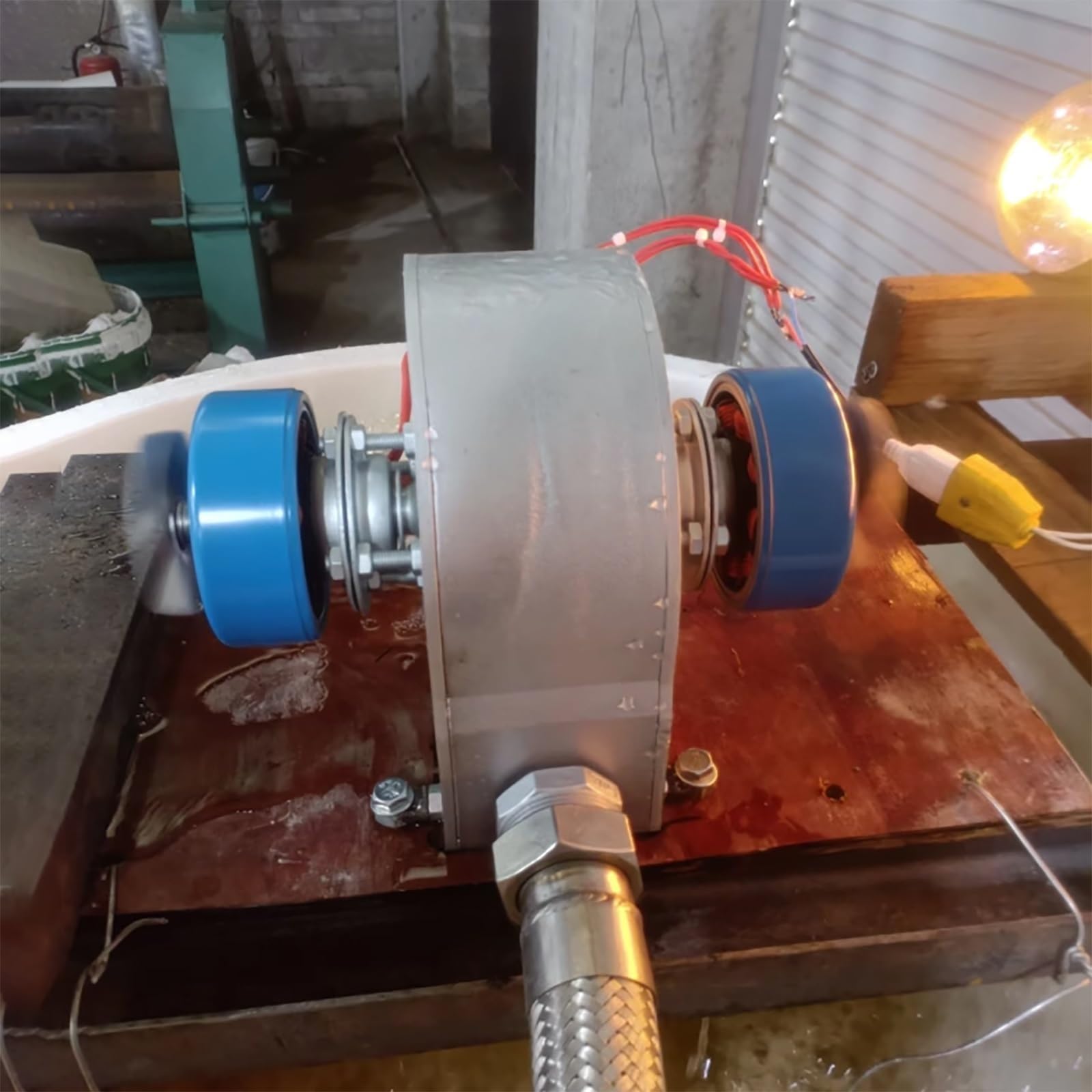 2KW Micro Hydro Generator, 110V/220V High Power Portable Hydroelectric Generator, Pelton Horizontal Water Turbine, Aluminum Alloy Hydro Power Equipment For Home/Off-Grid/Camping(110V)