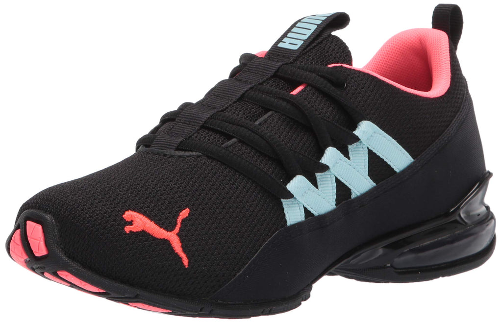 PUMA Women's RIAZE PROWL Sneaker, Puma Black-Ignite Pink-Aquamarine, 8.5
