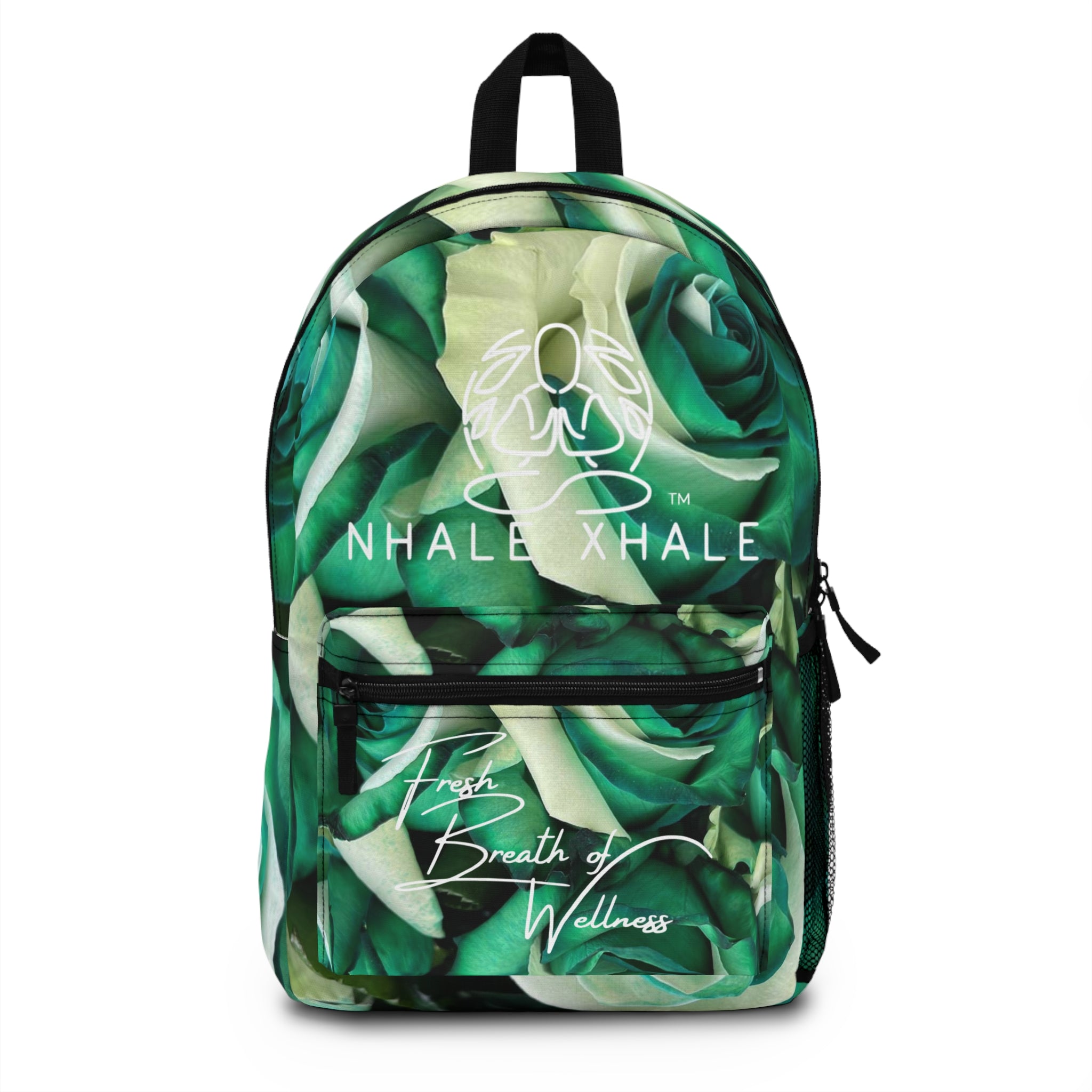 NhaleXhale Green Rose Backpack