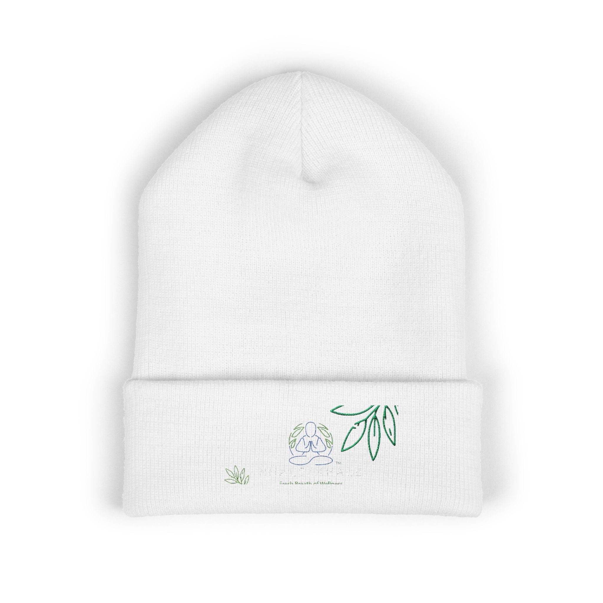 NhaleXhale Cuffed Beanie (Embroidery)