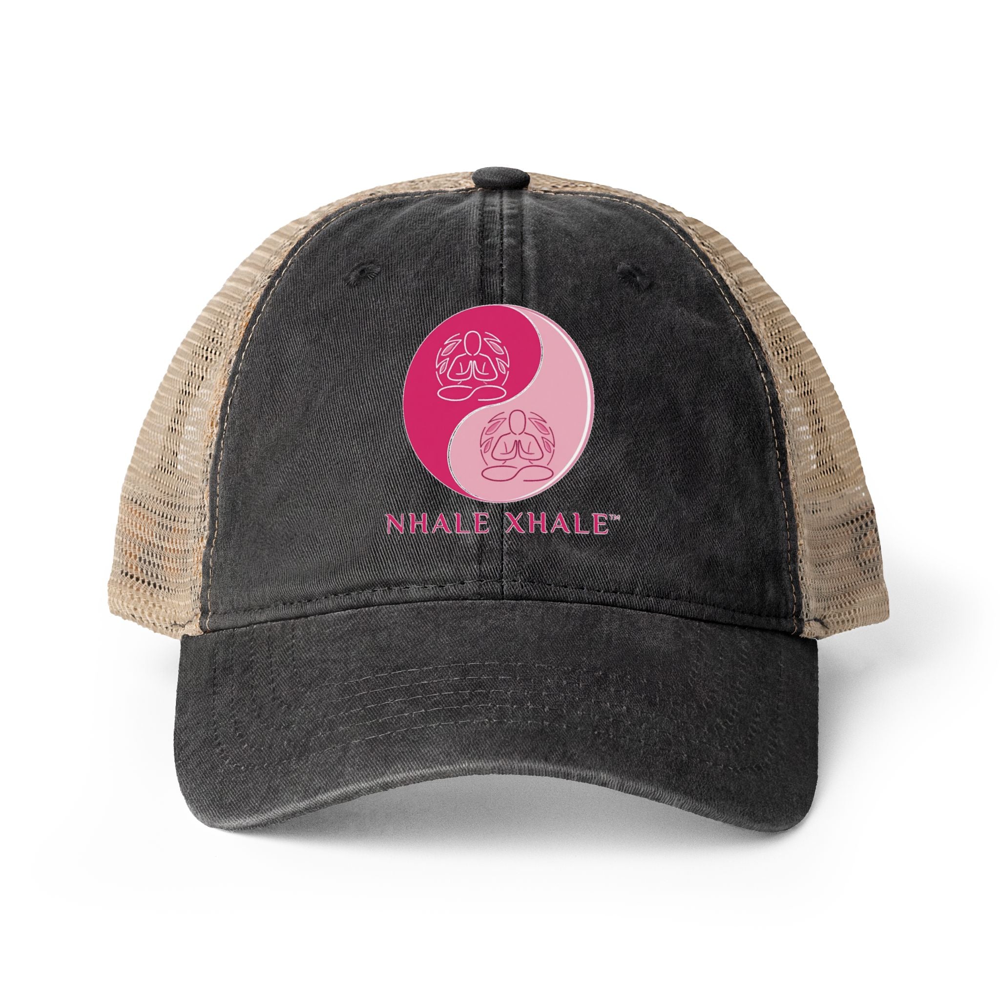 NhaleXhale Women's Washed Mesh-Back Cap