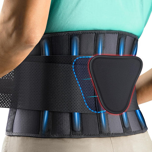 Back Brace for Lower Back Pain, Back Support Belt for Women & Men, Breathable Lower Back Brace with Lumbar Pad, Lower Back Pain Relief for Herniated Disc, Sciatica, Scoliosis plus Size (Waist