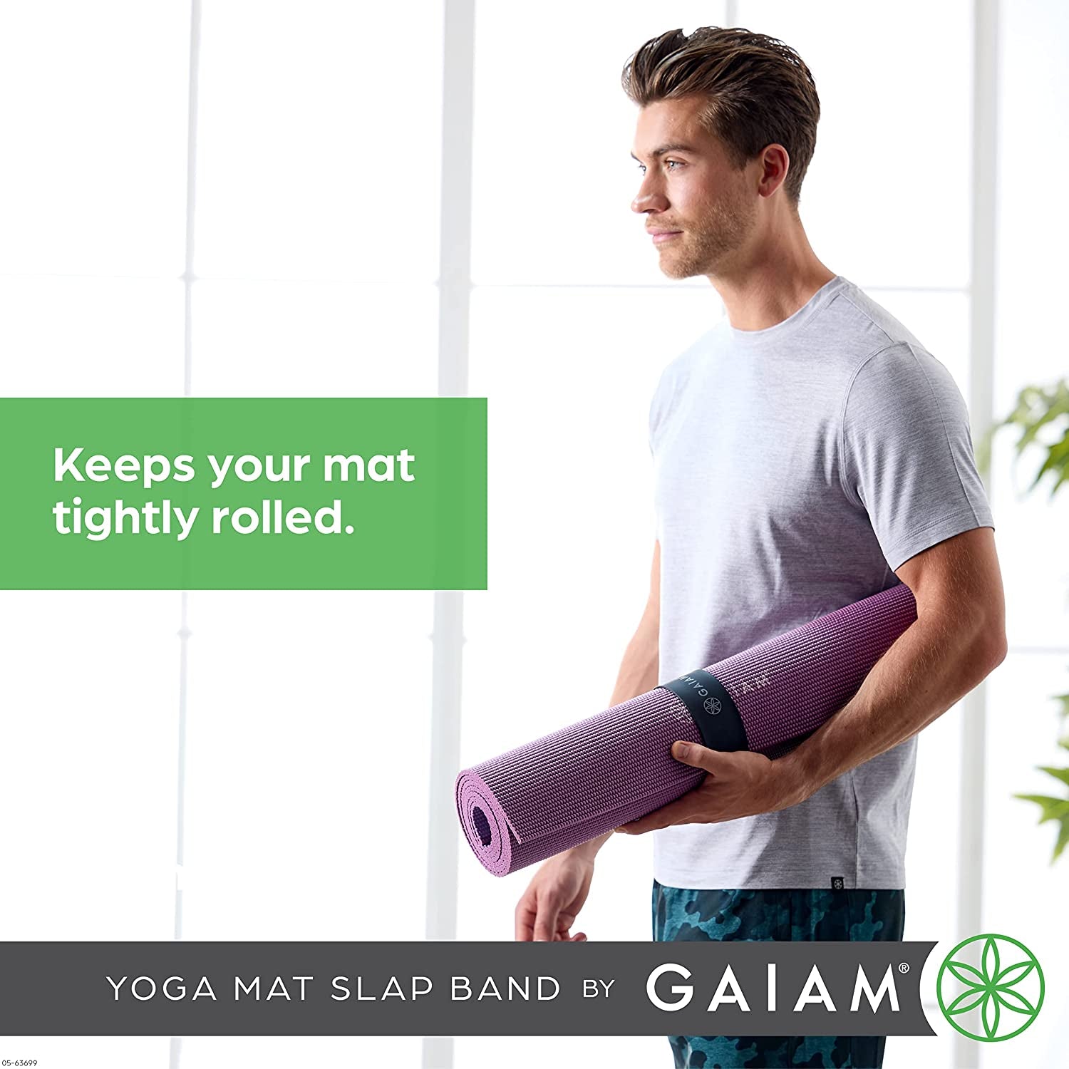 Gaiam Yoga Mat Strap Slap