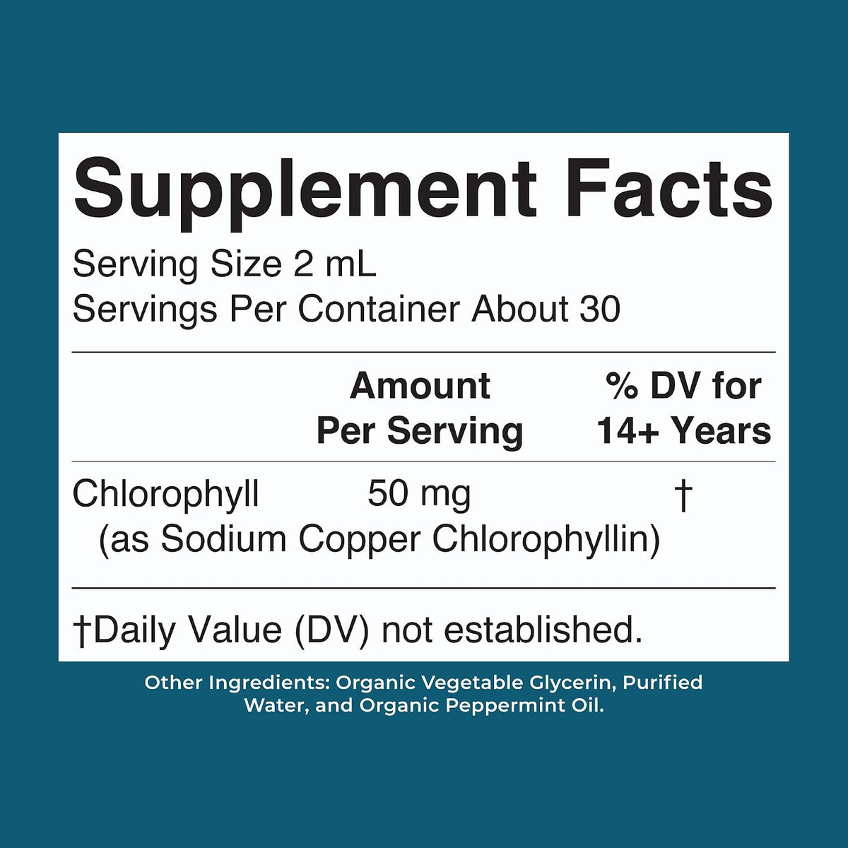 Chlorophyll Liquid Drops, Delicious Minty Flavor, Vegan, 2 Fl Oz