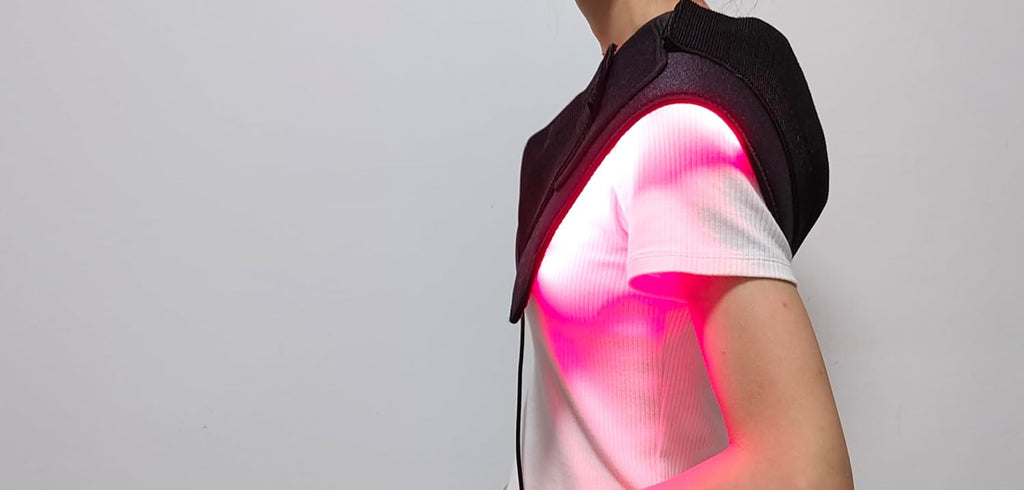Red Light Therapy Pad for Body Back Knee Shoulder Hands Feet 660Nm 850Nm Home Use 3 Chips in 1 Infrared Wrap Belt Gift for Women Men (Corded)