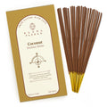 Coconut Incense Sticks, Organic Hand Dipped 100 Sticks with Natural Herbs & Aromatic Ingredients, Burn Time 45 to 60 Minutes, Incense for Positivity, Yoga, Meditation, Relaxation, Spiritual Gift