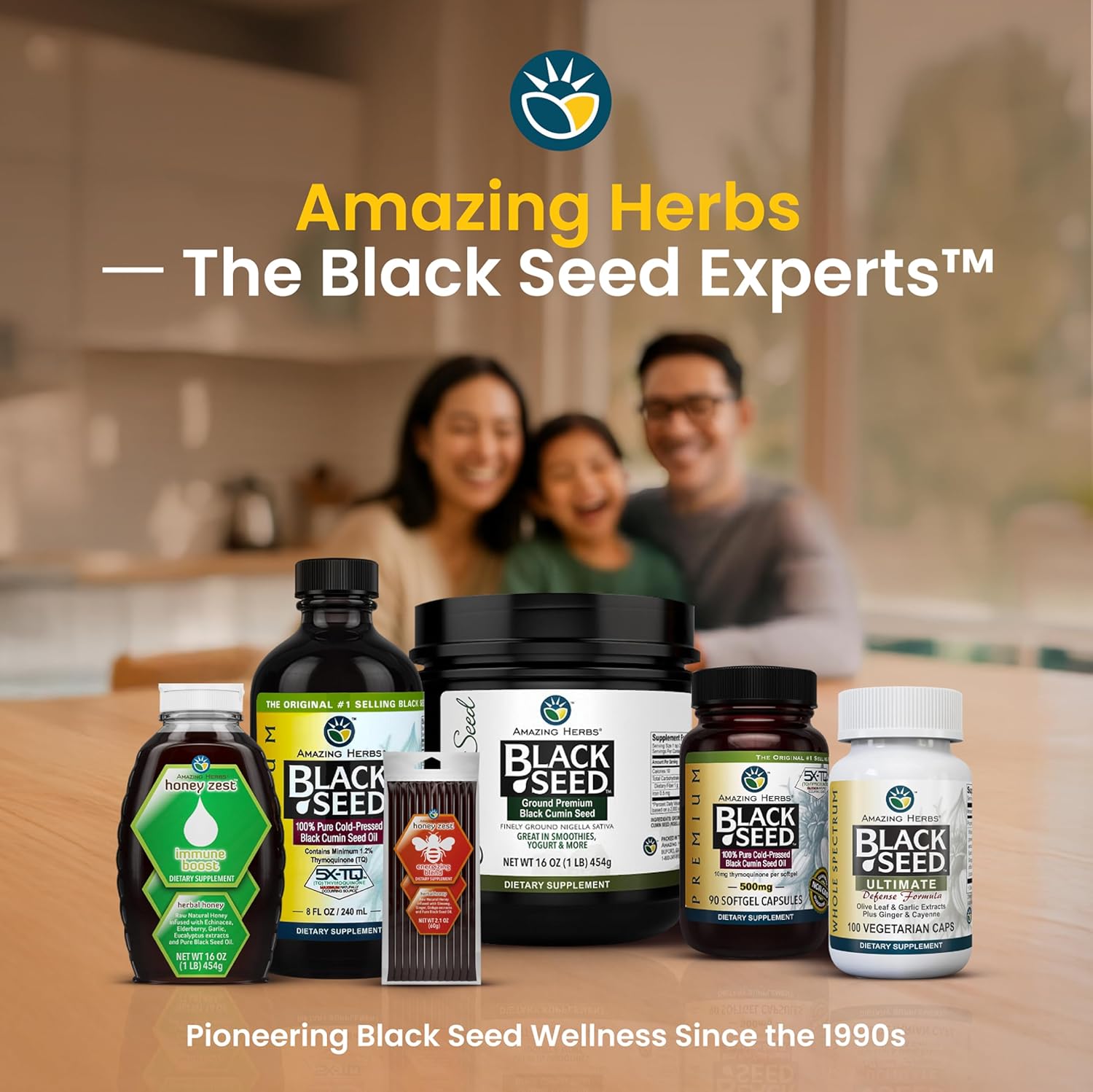Amazing Herbs Premium Black Seed Oil - Cold Pressed Nigella Sativa Aids in Digestive Health, Immune Support, Brain Function, Joint Mobility, Gluten Free, Non GMO - 1 Fl Oz