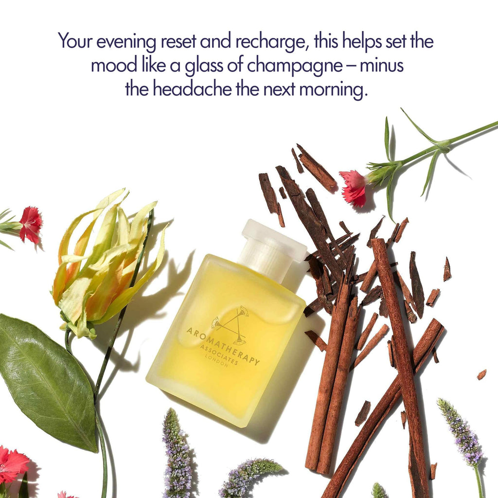 Aromatherapy Associates Revive Evening Bath and Shower Oil – Natural Hydrating Oil with 3 Essential Oils to Refresh Mind, Body, and Spirit (1.86 oz)