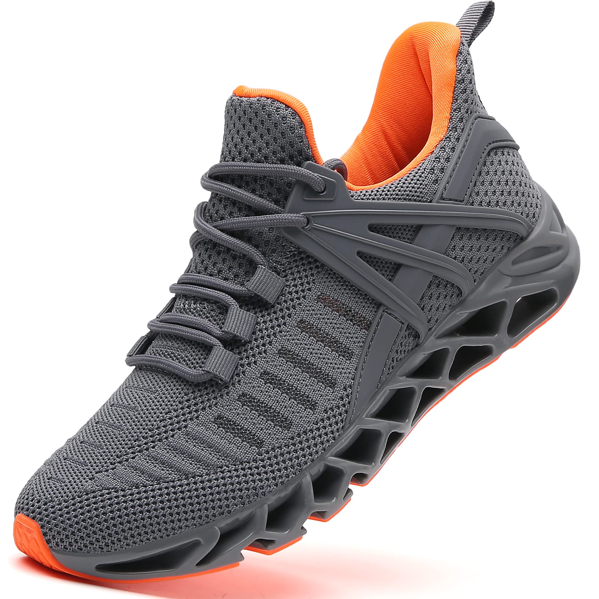 TSIODFO Sneakers for Men Sport Running Shoes Athletic Tennis Walking Shoes Jogging Fashion Sneaker Mesh Breathable Dark Grey Size 11