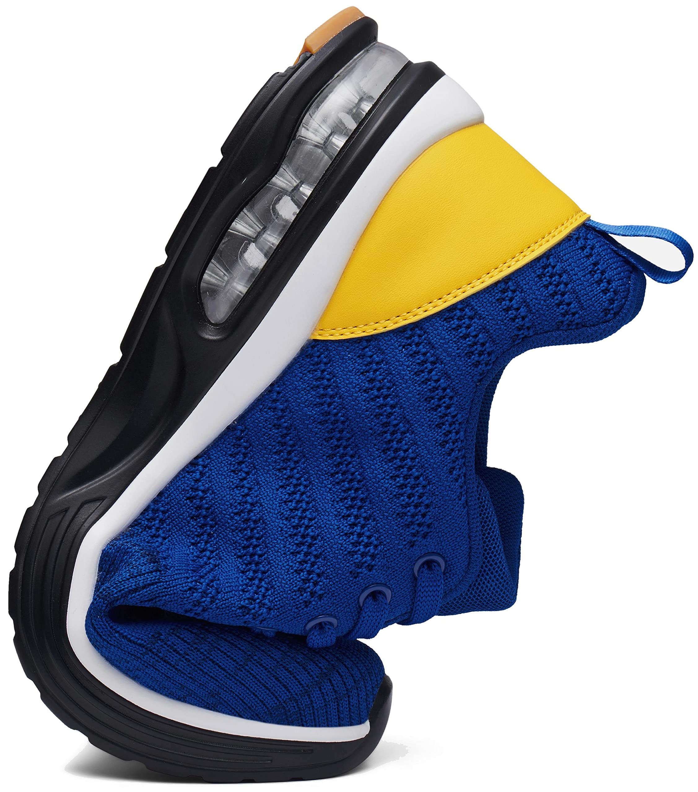 Mishansha Running Shoes for Men Sneakers Air Cushion Walking Shoes Comfortable Tennis Shoes Breathable Trail Running Shoes Dark Blue US 7.5
