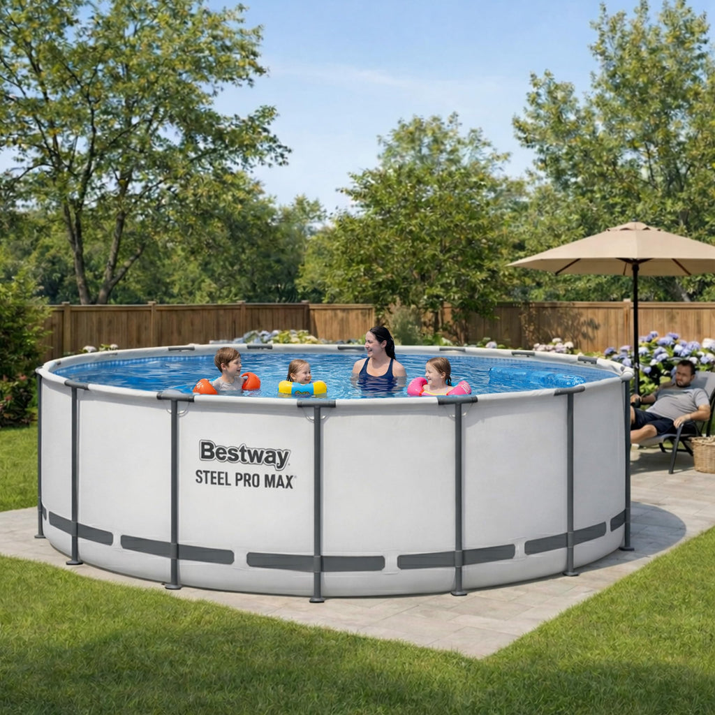 Bestway Steel Pro 9' x 26" Above Ground Pool Round