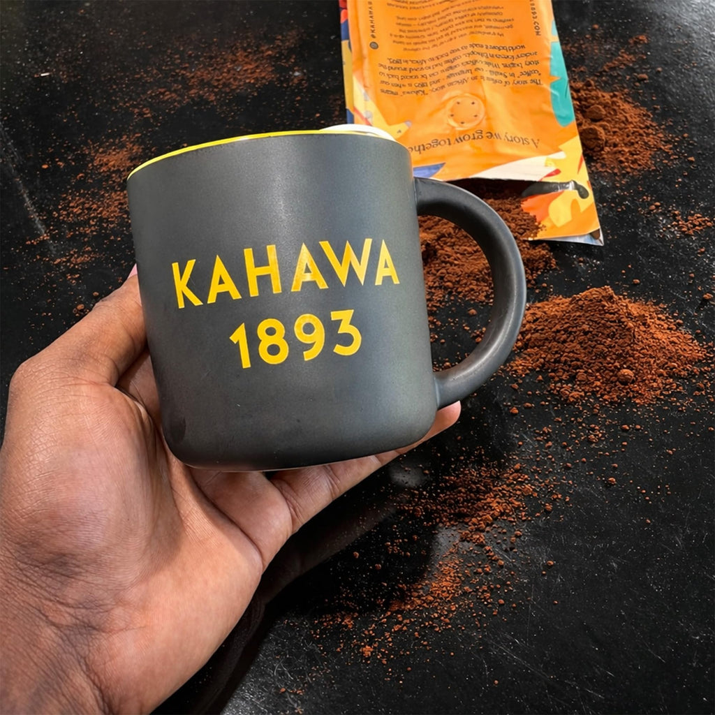 Kahawa 1893 Ground Coffee Medium Roast Kenyan Blend 12 Oz - As Seen on Shark Tank, High Antioxidants, Naturally Sweet, Organically Grown, Ethically & Sustainably Sourced