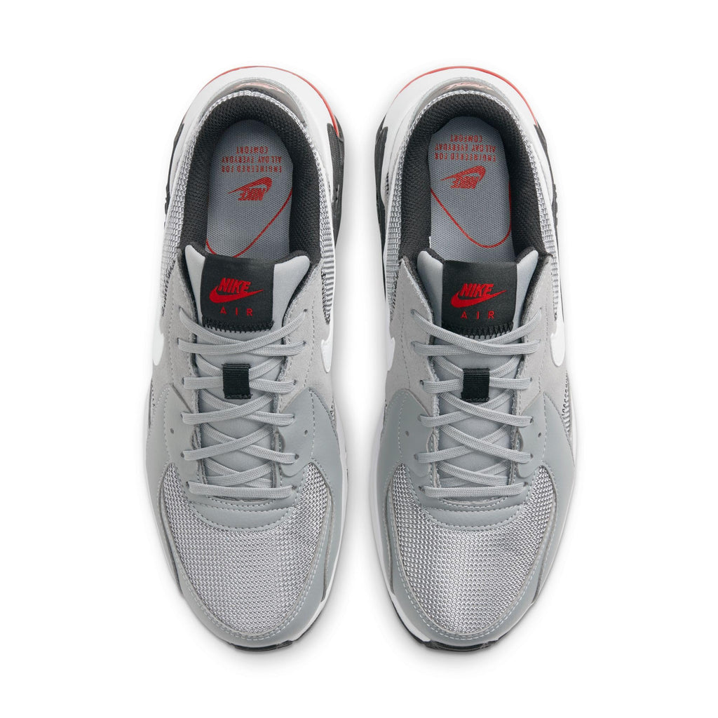 Nike Men's Air Max Excee, Particle Grey/White-Black-University Red, 9.5