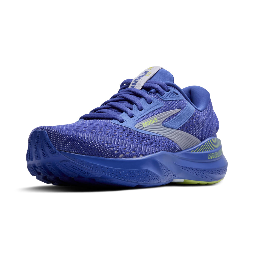 Brooks Women’s Adrenaline GTS 24 Supportive Running Shoe - Amparo/Thistle/Yellow - 6.5 Medium
