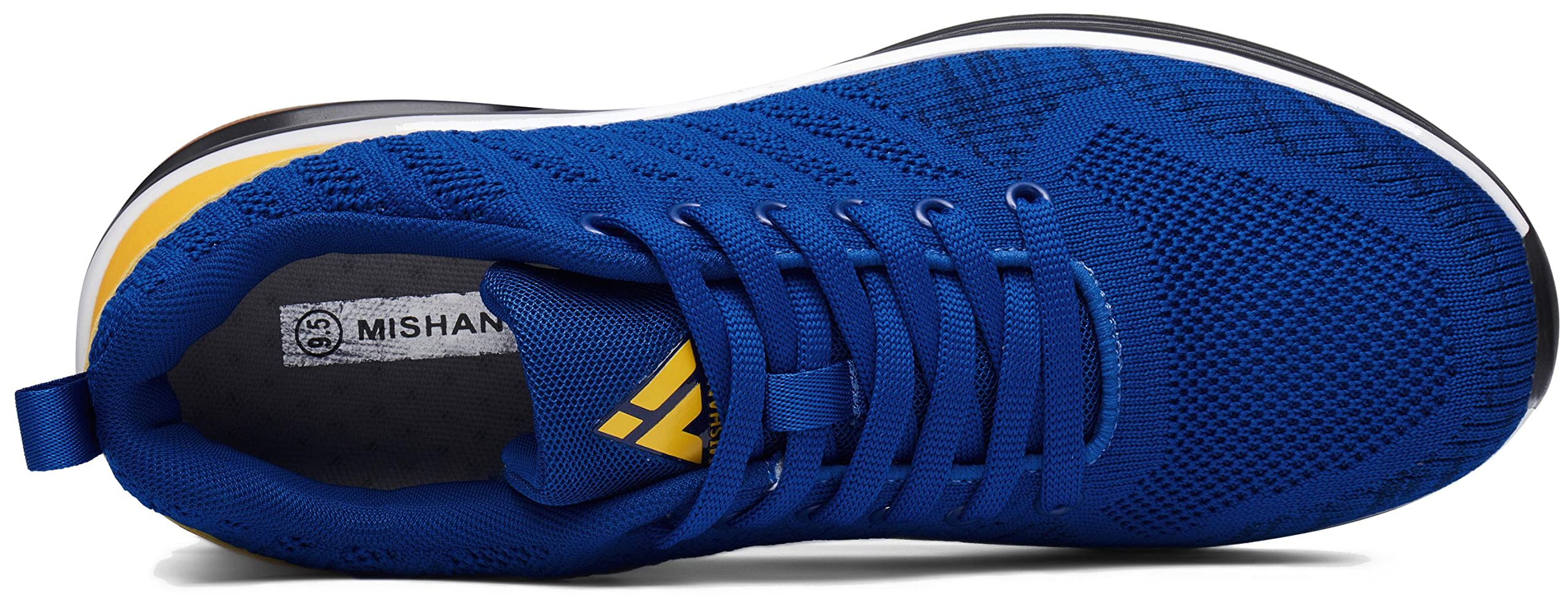 Mishansha Running Shoes for Men Sneakers Air Cushion Walking Shoes Comfortable Tennis Shoes Breathable Trail Running Shoes Dark Blue US 7.5