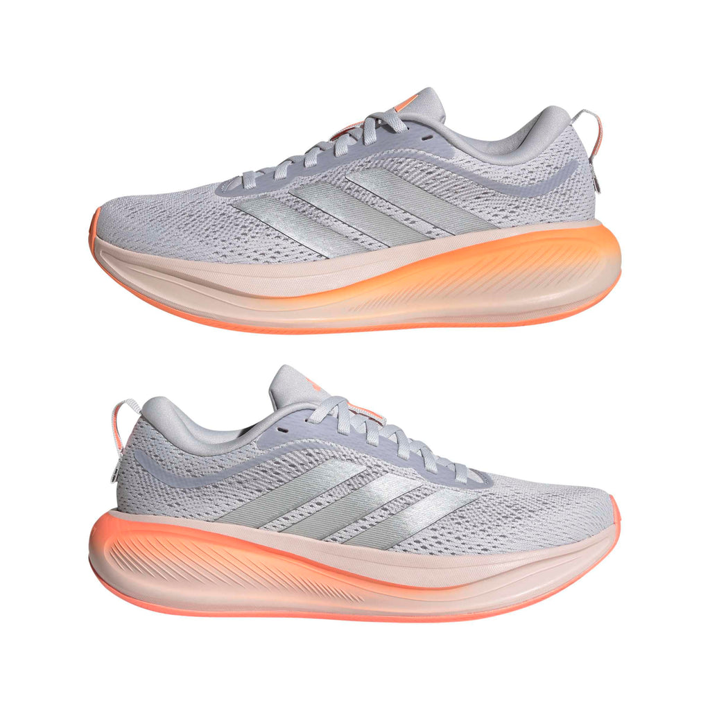 adidas Women's Response Pace Running, Dash Grey/Silver Metallic/Beam Orange, 8.5