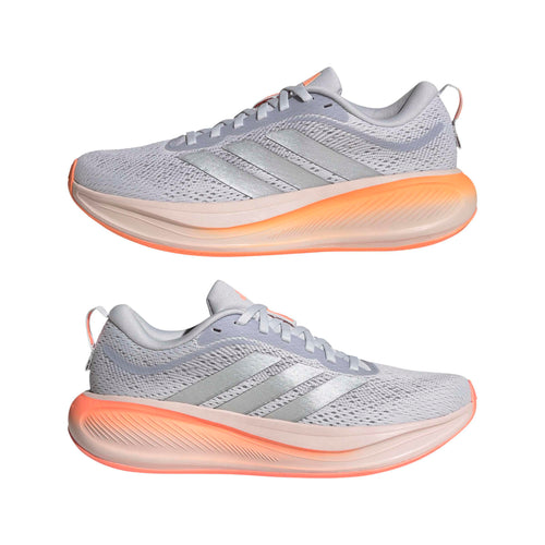 adidas Women's Response Pace Running, Dash Grey/Silver Metallic/Beam Orange, 8.5