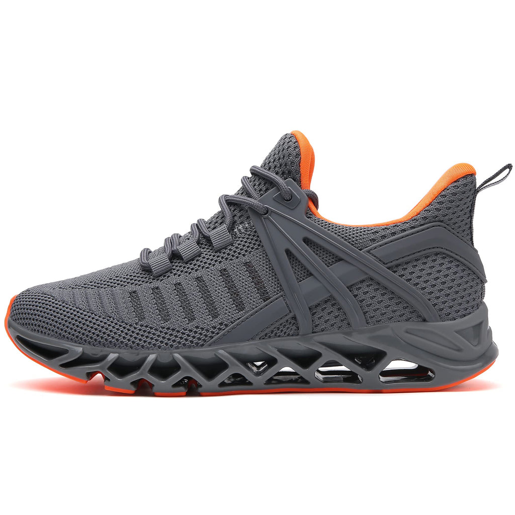 TSIODFO Sneakers for Men Sport Running Shoes Athletic Tennis Walking Shoes Jogging Fashion Sneaker Mesh Breathable Dark Grey Size 11
