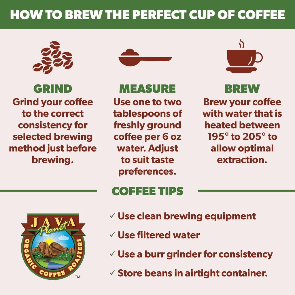 Java Planet Organic Coffee Beans Whole, Medium Dark Roast - Low Acid Single Origin: Colombian Non-GMO Organic Whole Bean Coffee - Third-Party Tested for Purity, Quality & Key Contaminants - 16 Ounces