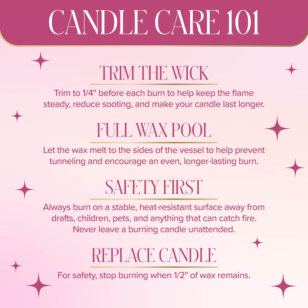 Paris Hilton Pink Spritz Scented Candle, Pink Ribbed Glass Vessel with Faceted Diamond Detail, Premium Plant Wax Blend, 4-Wicks, 40-Ounce