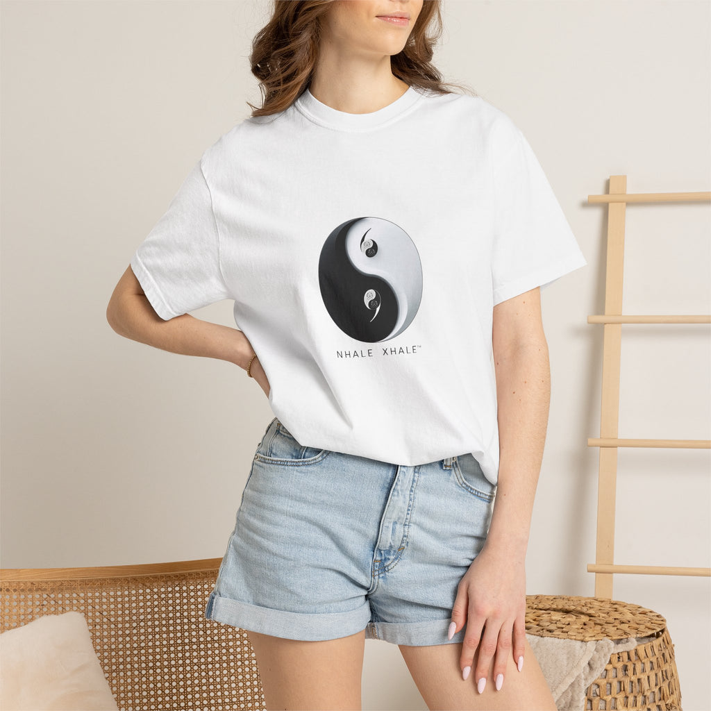 NhaleXhale "Infinite Balance" White Tee