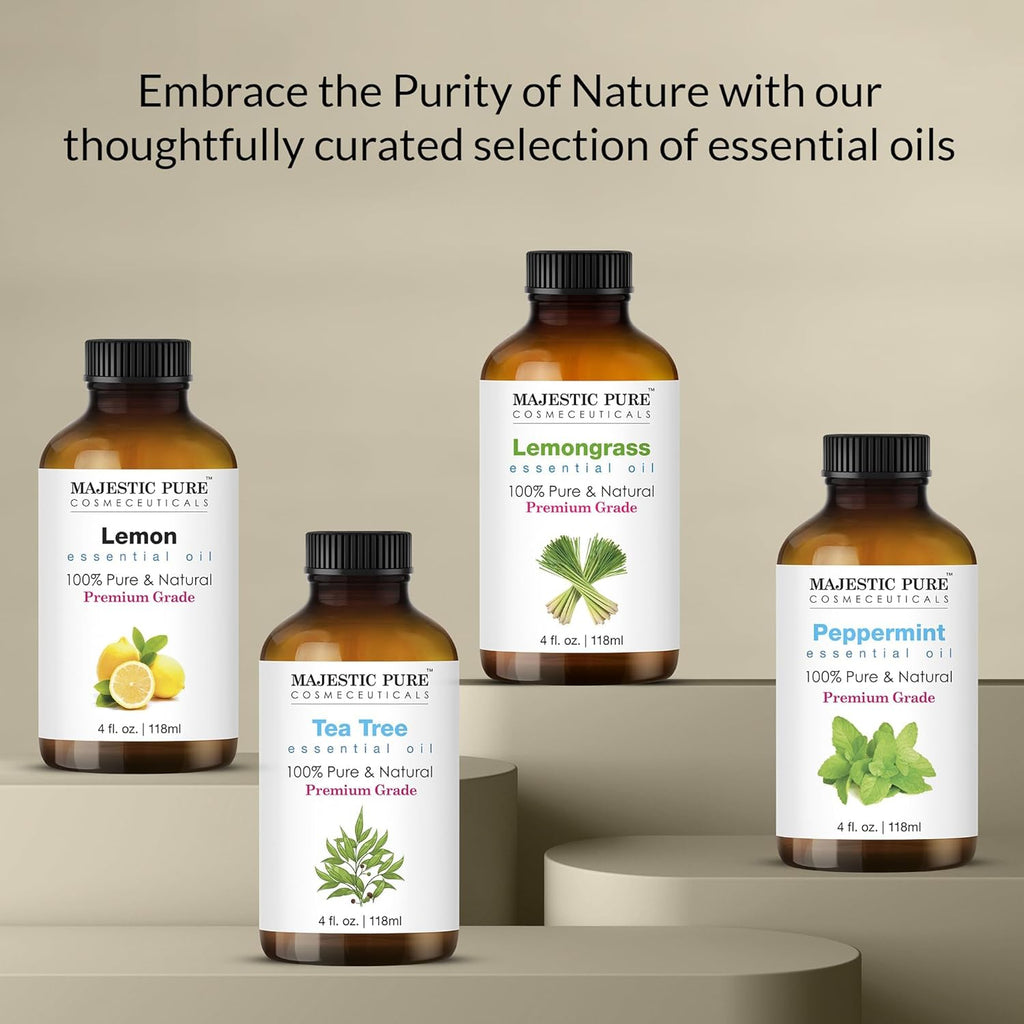 Essential Oil with Glass Dropper - 100% Pure and Natural - Essential Oils for Diffuser, Aromatherapy, Soap and Candle Making, Eucalyptus Essential Oil, Eucalyptus Oil, 4 Fl Oz