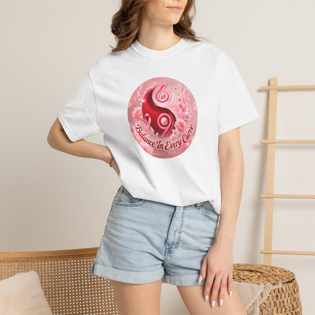 NhaleXhale "Breast Cancer Awareness" White Tee