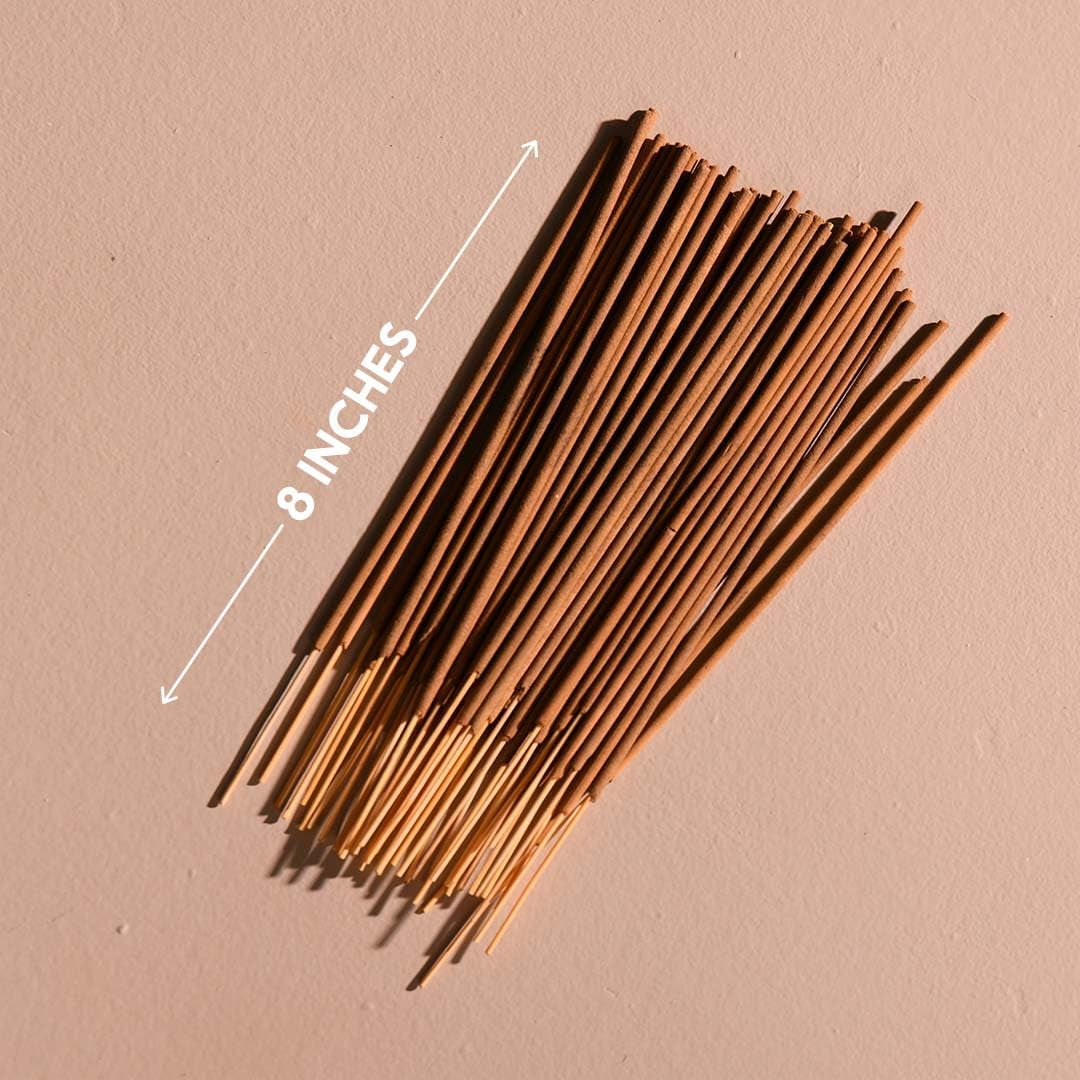 Incense Sticks (120 Sticks) | Set of 6 Premium Incense for Relaxation, Aromatherapy| No Charcoal, Organic, Non Toxic, 45 Mins, Long Burning Sandalwood, Eucalyptus, Palo Santo Insence-Sticks