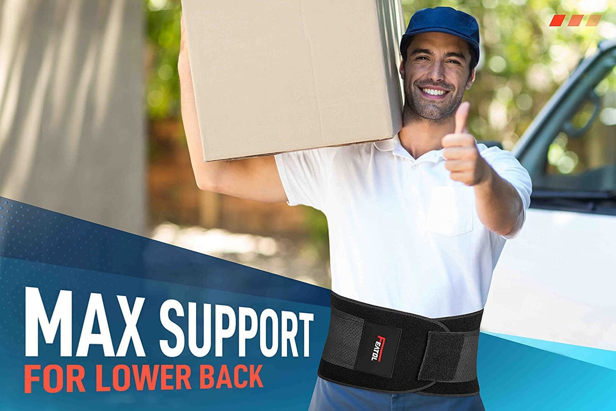 Back Brace for Lower Back Pain, Back Support Belt for Women & Men, Breathable Lower Back Brace with Lumbar Pad, Lower Back Pain Relief for Herniated Disc, Sciatica, Scoliosis plus Size (Waist