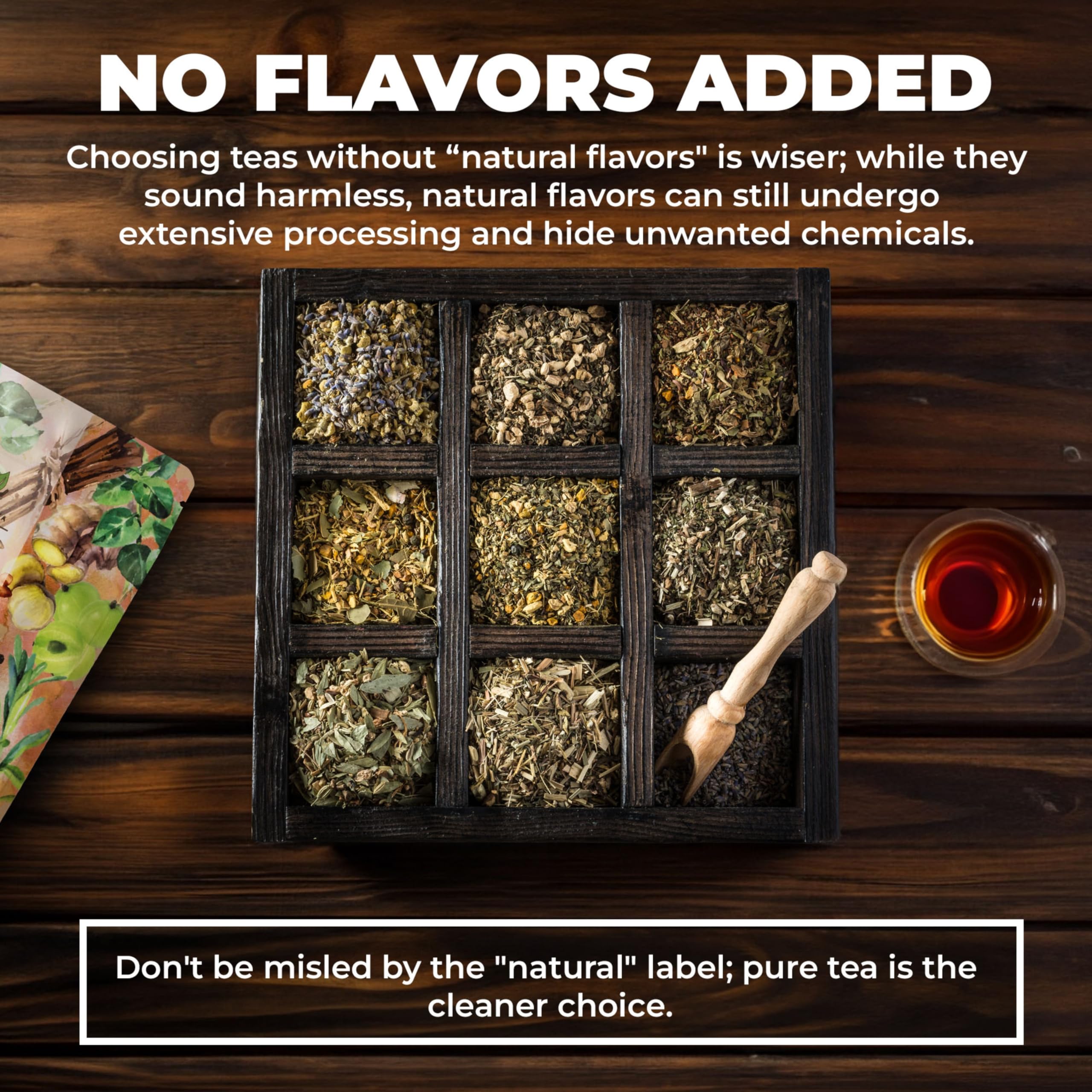 Gardenika Organic Flamma-tea Loose Leaf Turmeric Ginger Tea | with Cinnamon & Pepper | 100% Natural | Caffeine Free | Herbal Wellness Tea | Premium Blend | 1 lb (454g)