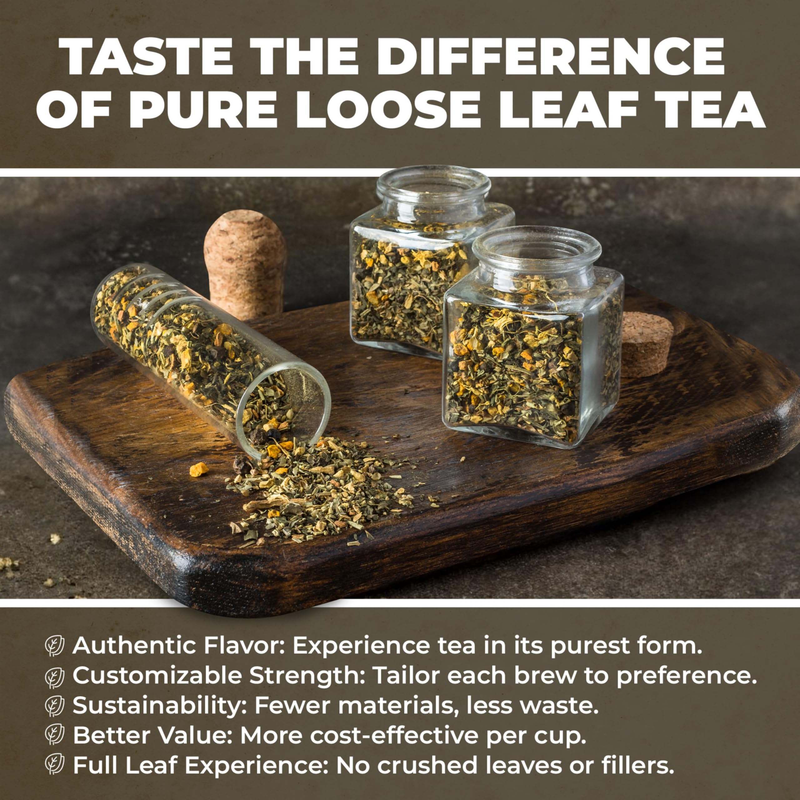 Gardenika Organic Flamma-tea Loose Leaf Turmeric Ginger Tea | with Cinnamon & Pepper | 100% Natural | Caffeine Free | Herbal Wellness Tea | Premium Blend | 1 lb (454g)