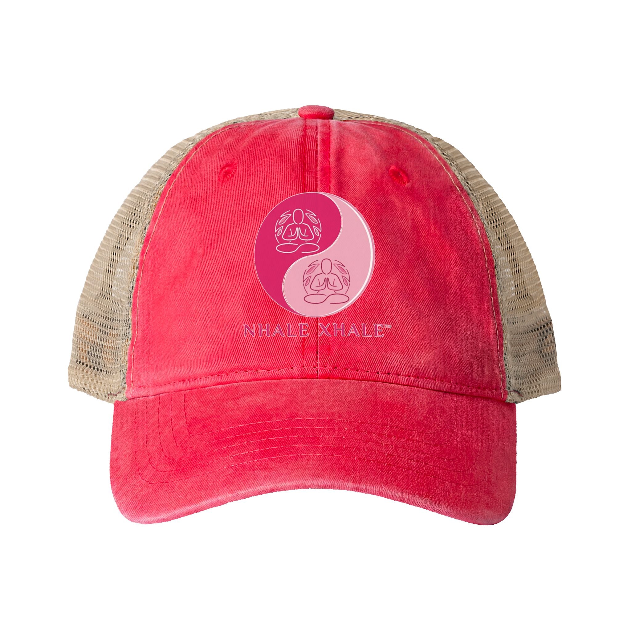 NhaleXhale Women's Washed Mesh-Back Cap