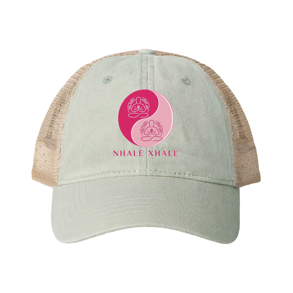 NhaleXhale Women's Washed Mesh-Back Cap