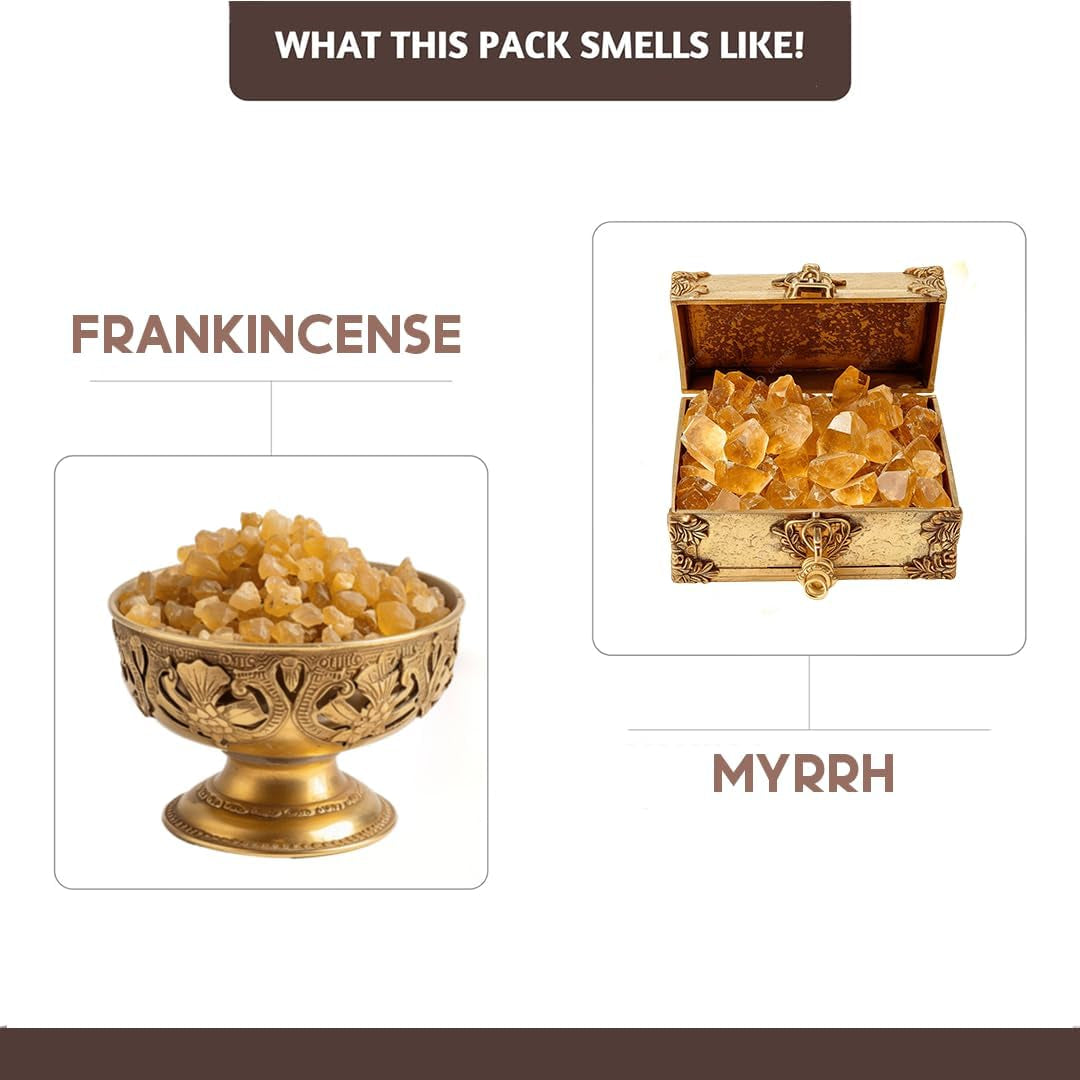 Church Incense Sticks with Holder (100 Sticks) | Frankincense & Myrrh Catholic Incense Stick for Prayer, Daily Worship | No Charcoal,Organic,Non Toxic, 45 Mins, Long Burning Insence-Sticks