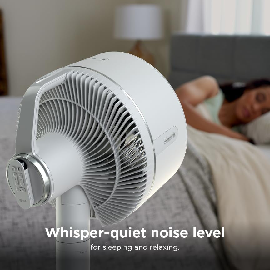 Shark Flexbreeze Fan, Indoor & Outdoor Oscillating Cooling Fan, Floor & Tabletop, Portable Cordless & Corded, Bedroom, Office & Patio Fan, Instacool Misting Attachment & Remote, Grey, FA222​