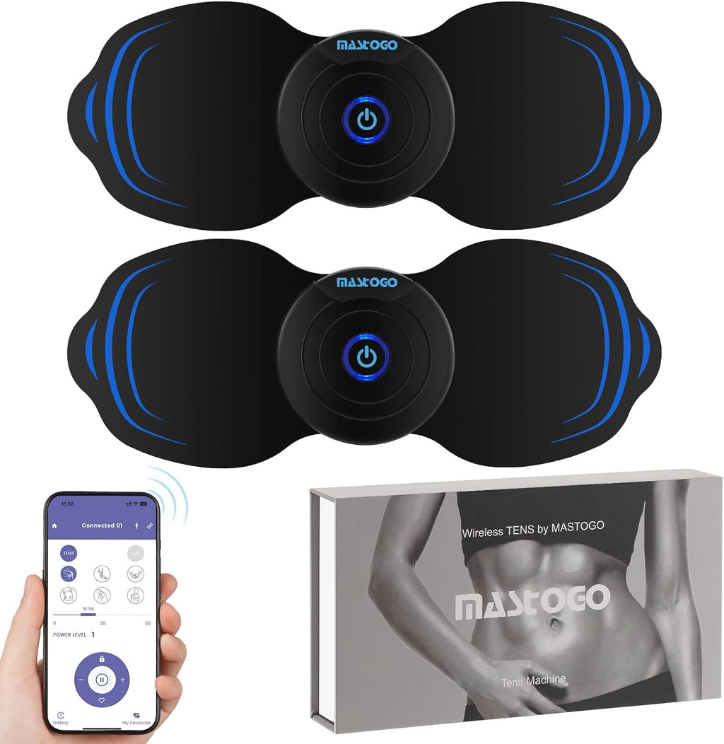 Wireless TENS Unit Back Pain Relief Massager- Muscle Stimulator Machine - Wireless TENS Unit Muscle Stimulator- Tens Unit