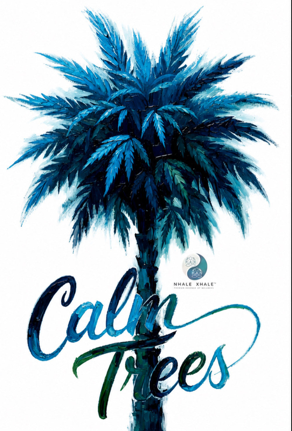 Indigo Calm Trees