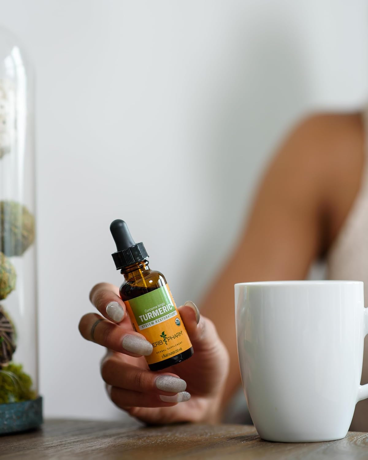 Turmeric Liquid Extract: USDA Organic Liver, Joint, Muscle, Cardiovascular, and Digestive Support, Fast-Absorbing & Sugar-Free Turmeric Root Tincture, up to ~3 Week Supply, 1 Oz*