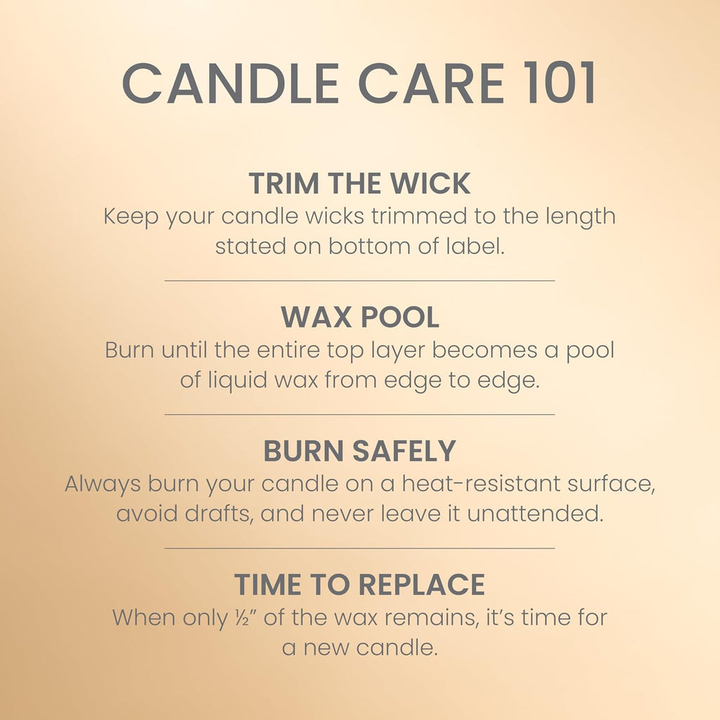 French Vanilla Scented Candle, 14.5Oz 3-Wick
