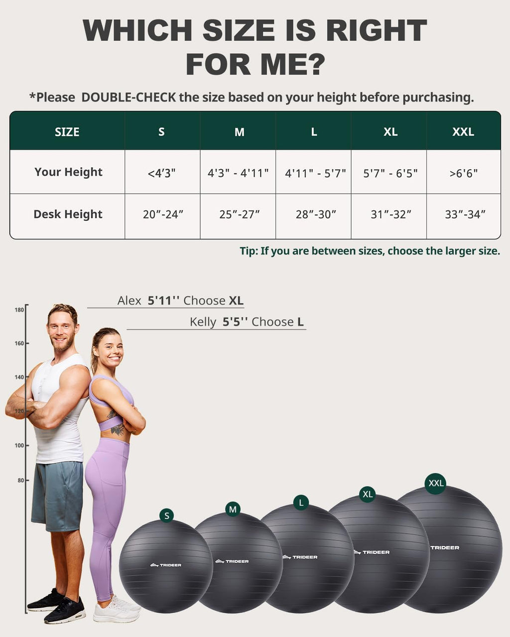 Yoga Ball for Exercise, Daily Stretching, Pilates, Core & Balance Training, Stability Ball for Pregnancy & Birthing Prep, Physical Therapy, Office Chair for Active Sitting, Quick Pump Included