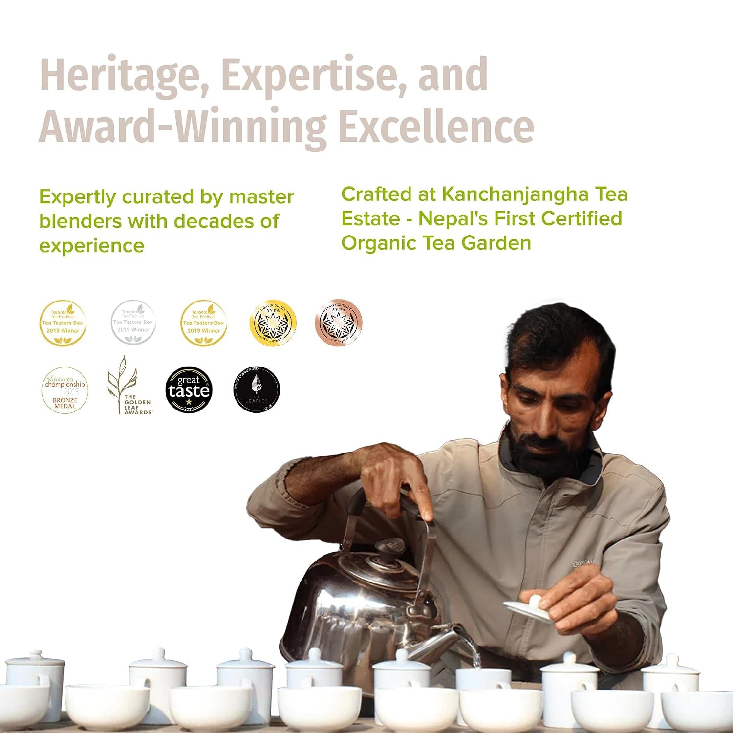 Organic Silver Tip Tea Loose Leaf - USDA Certified Organic Loose Leaf Tea from a Family Farm in the Himalayas - Premium Leaves - 3.5 Oz / 100 G (Silver Yeti)