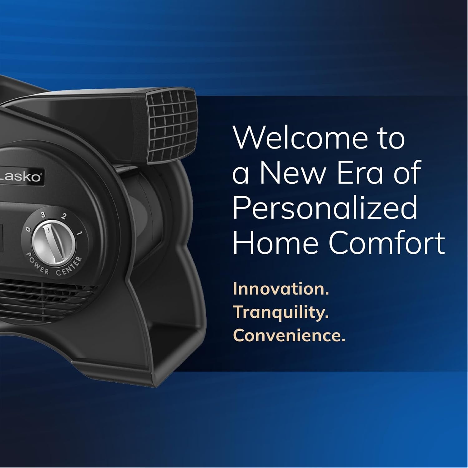 Lasko High Velocity Portable Utility Fan - Adjustable Air Mover Blower Fan for Bedroom, Office Desk, Garage, and Home - with 2 Outlets 120V - 3 Speeds - U12104 - 12" Tall - Black