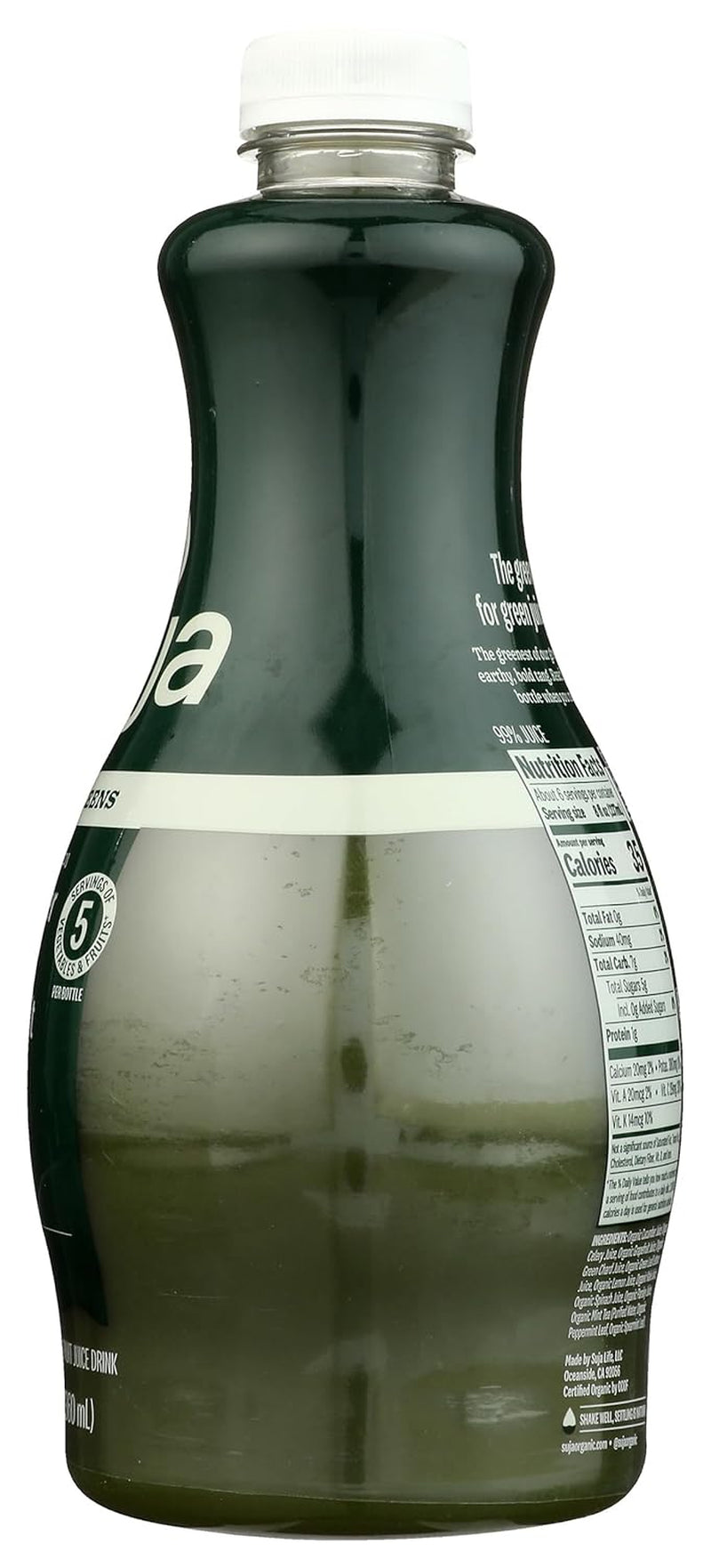 , Uber Greens Fruit Vegetable Juice Drink Organic, 46 Fl Oz