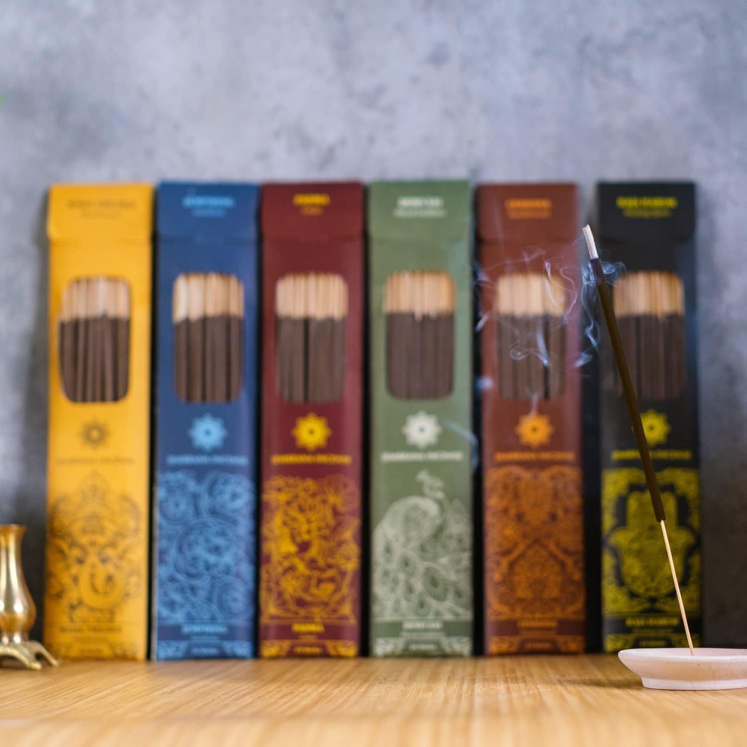 Bali Soap  Sticks - Variety Pack 6 Scents (144 Sticks Total, 24 Sticks Each) of Lotus (Padma), Sandalwood, Gardenia, Maha Triloka, Raja Harum & Dewi Sai (Amber)